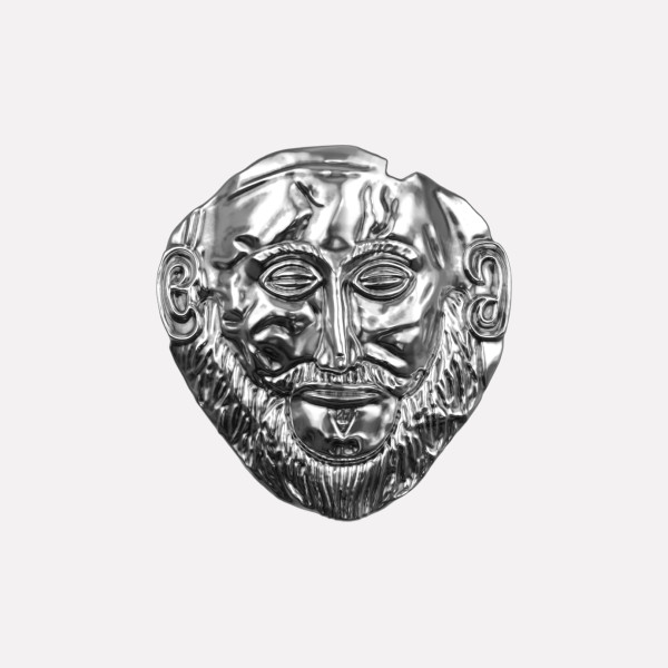 Οξειδωμένο κόσμημα Joollion Charm Agamemnon (Αγαμέμνων) από ασήμι 925 που κουμπώνει σε βραχιόλια, δαχτυλίδια και μενταγιόν της Joolify.